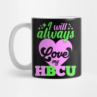 HBCU Grad Alum Pink and Green Mug